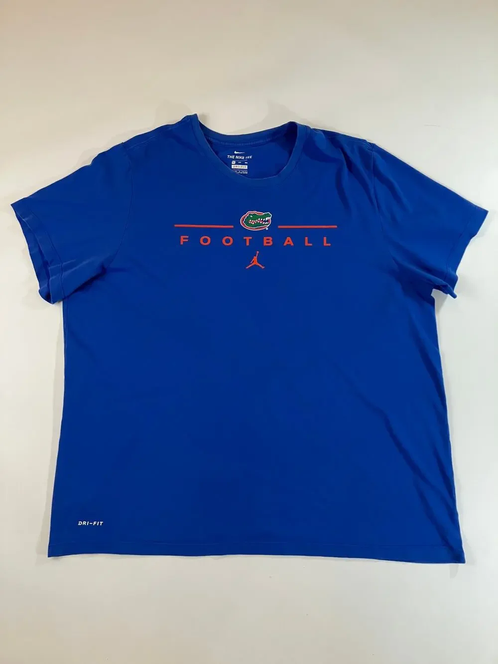 Nike Jordan Florida Gators Football Dri-FIT T Shirt Men 3XL Blue NCAA